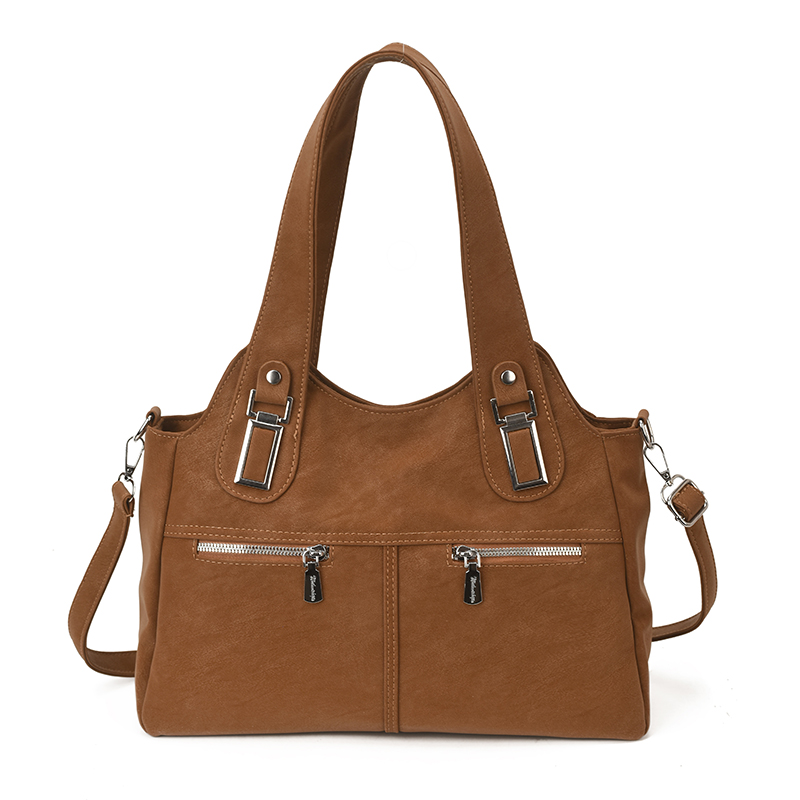 Women's Vintage Soft PU Tote Bag