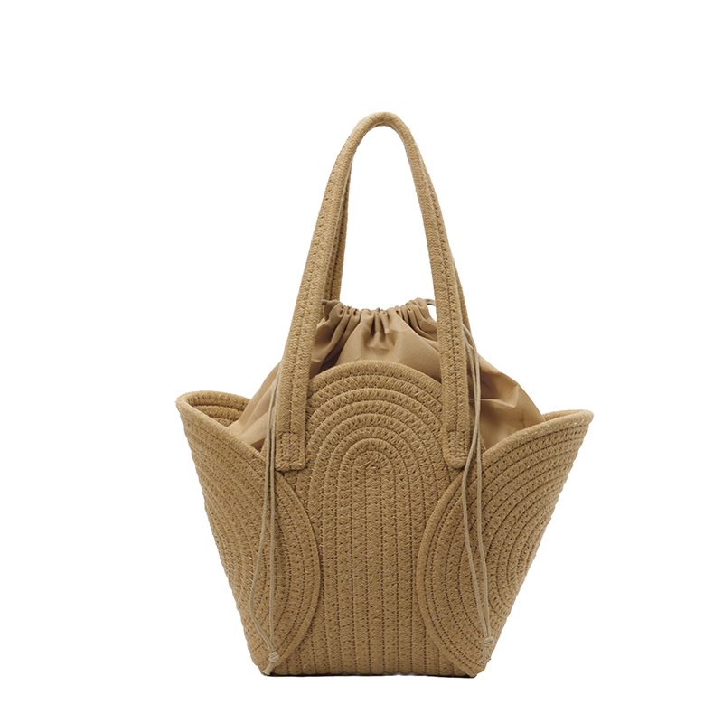 Woven Cotton Rope Tote Bag