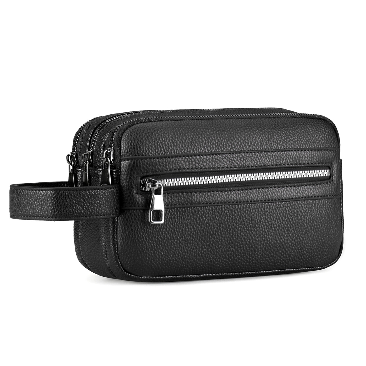 Men's Triple-Compartment Clutch Bag