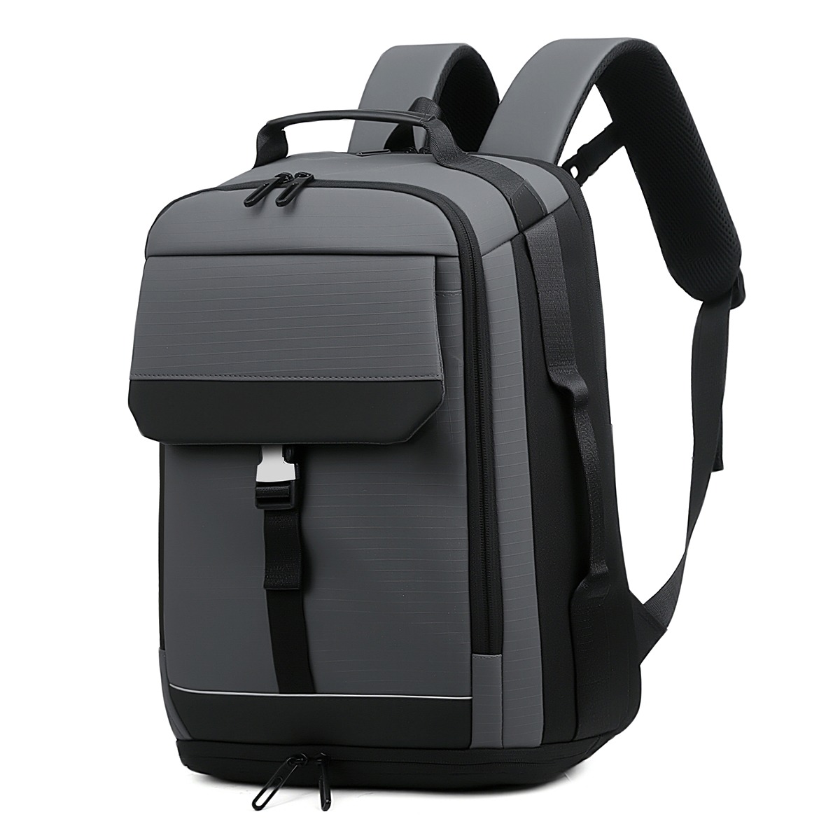 Large Capacity Backpack with Separate Shoe Compartment and Laptop Section